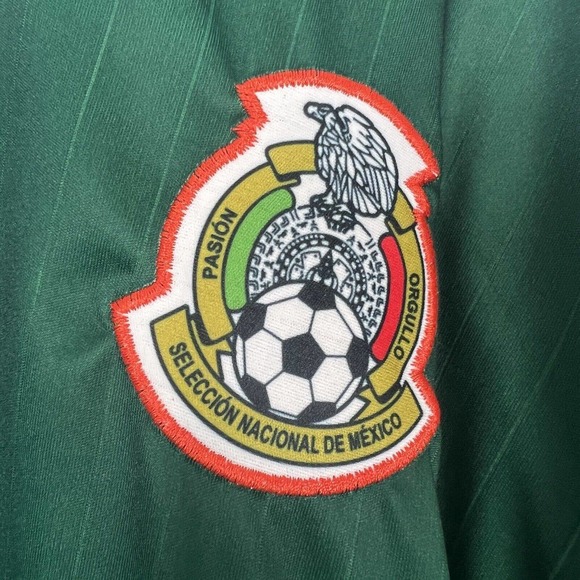 CAFU Football Soccer Mexico Shirt Jersey Logo Soy Mexico Sz XXL - Picture 3 of 8